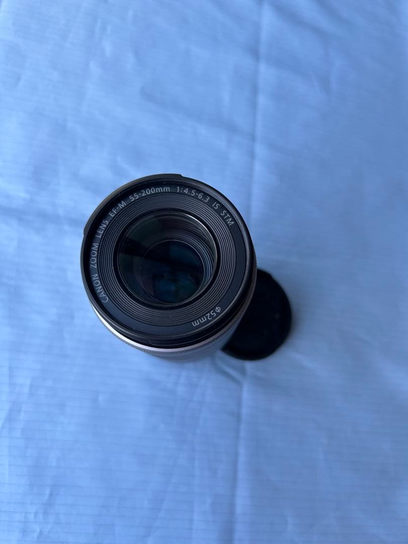 Canon EOS kissMホワイト ミラーレス一眼カメラ　ダブルズームキット