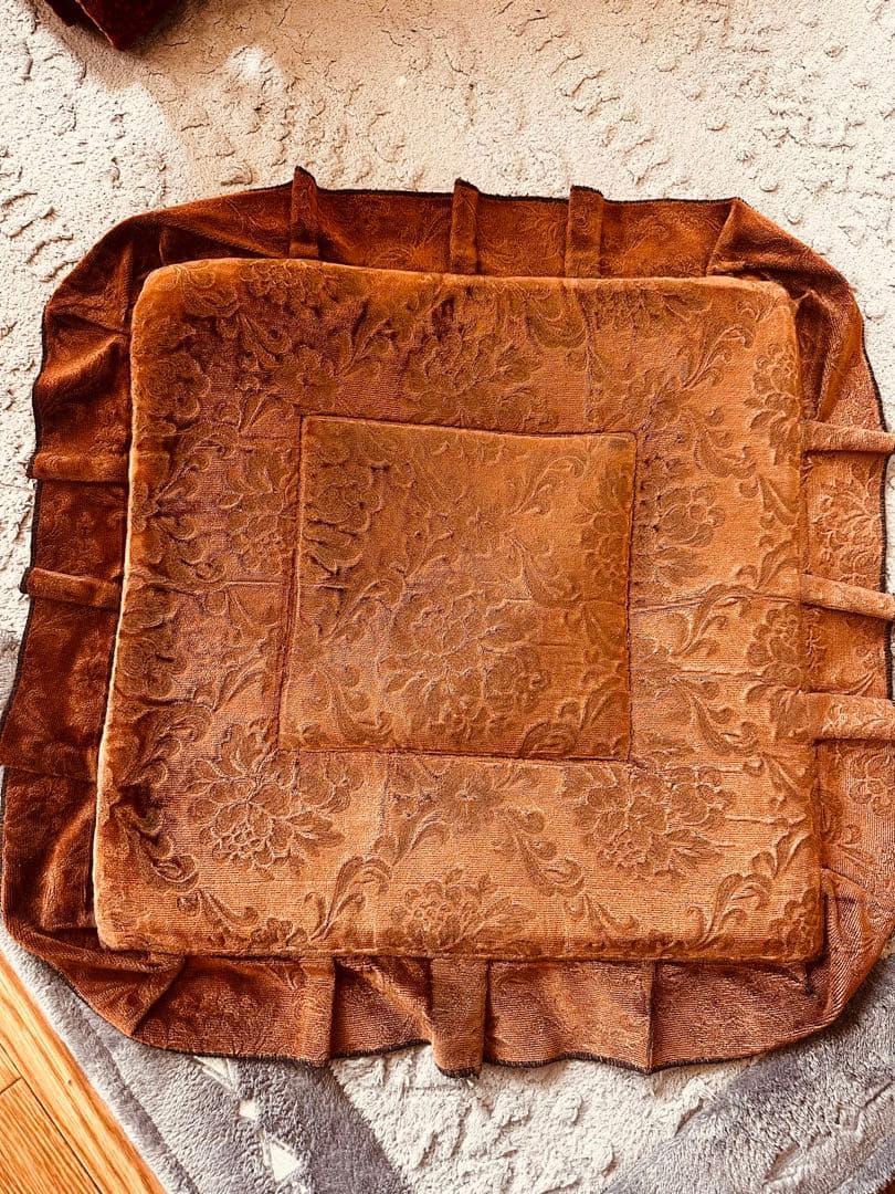 金華山　ローレルブラウン　17スーパーグレート　座布団　ハンドルカバー