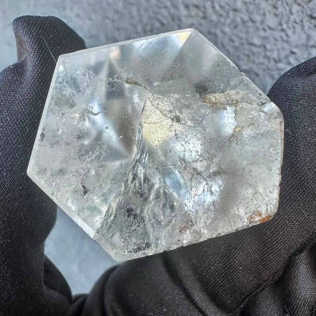 高透明度❗️レインボー☆ヒマラヤ ブルーエンジェルラダークォーツ六角柱A1156