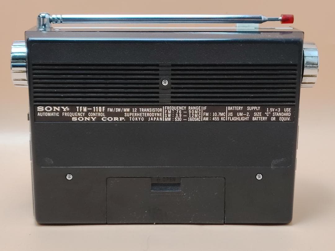 【動作品】 SONY ソニー TFM-110F SOLID STATE11