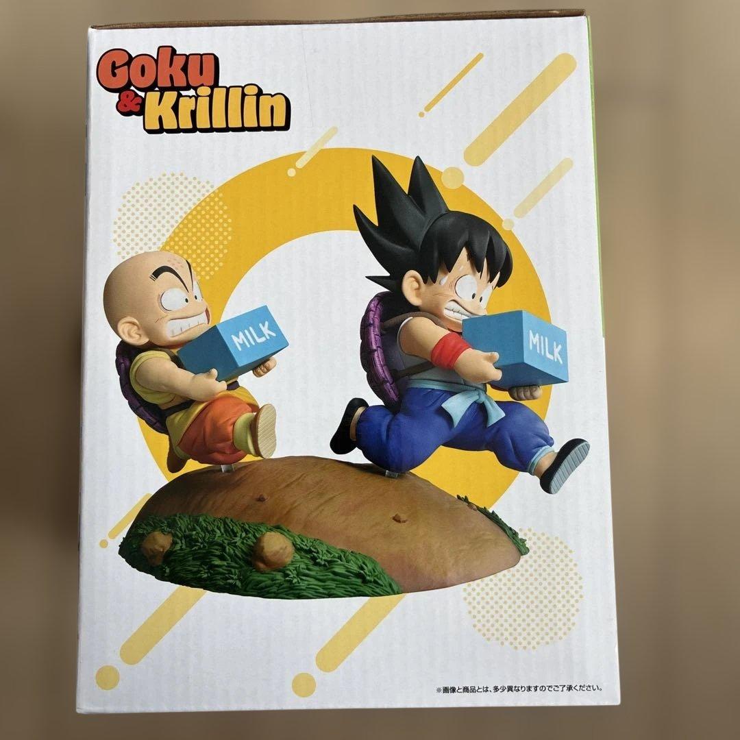 ドラゴンボール　一番くじ　A賞 孫悟空　クリリン 牛乳配達フィギュア