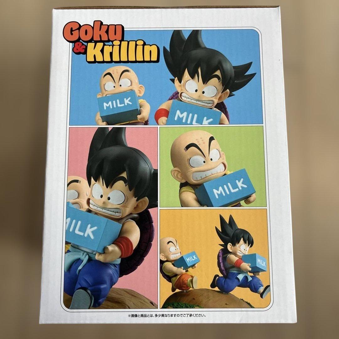 ドラゴンボール　一番くじ　A賞 孫悟空　クリリン 牛乳配達フィギュア