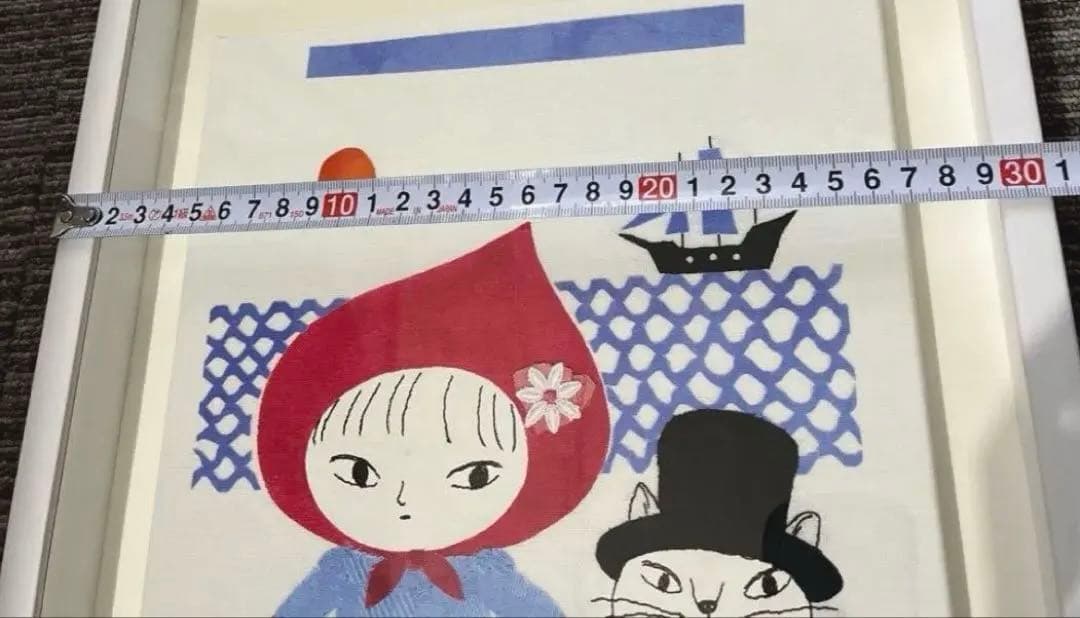 【美品】MICAO 絵画　版画　シリアルナンバー入り　「赤い靴」