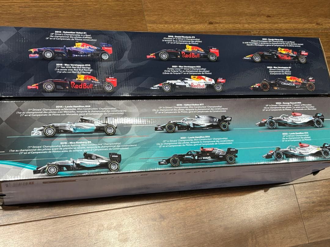 新品 ブラーゴ レッドブル メルセデス F1 6台×2セット 12台 1/43