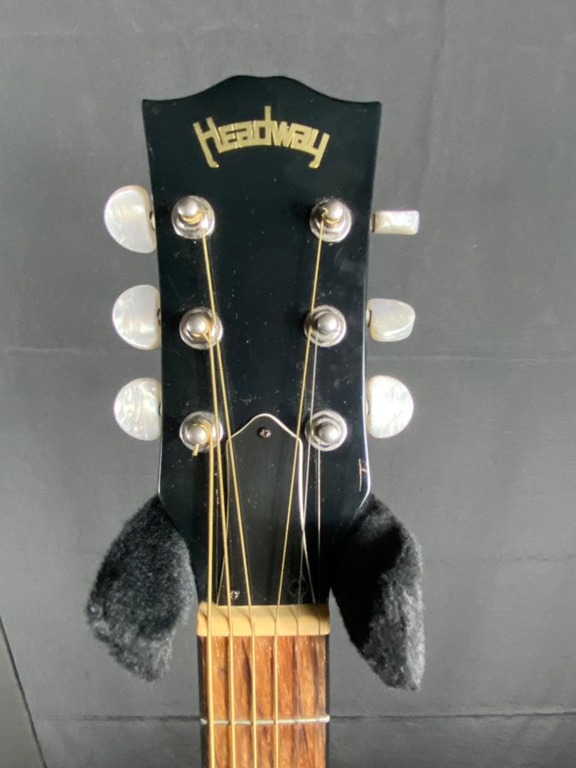 【美品】HEADWAY　ヘッドウェイ　HJ35/BLK ギブソンJ45黒コピー