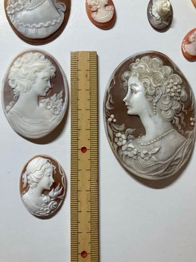 ヴィンテージカメオセット（シェル製） 11点 おまとめ