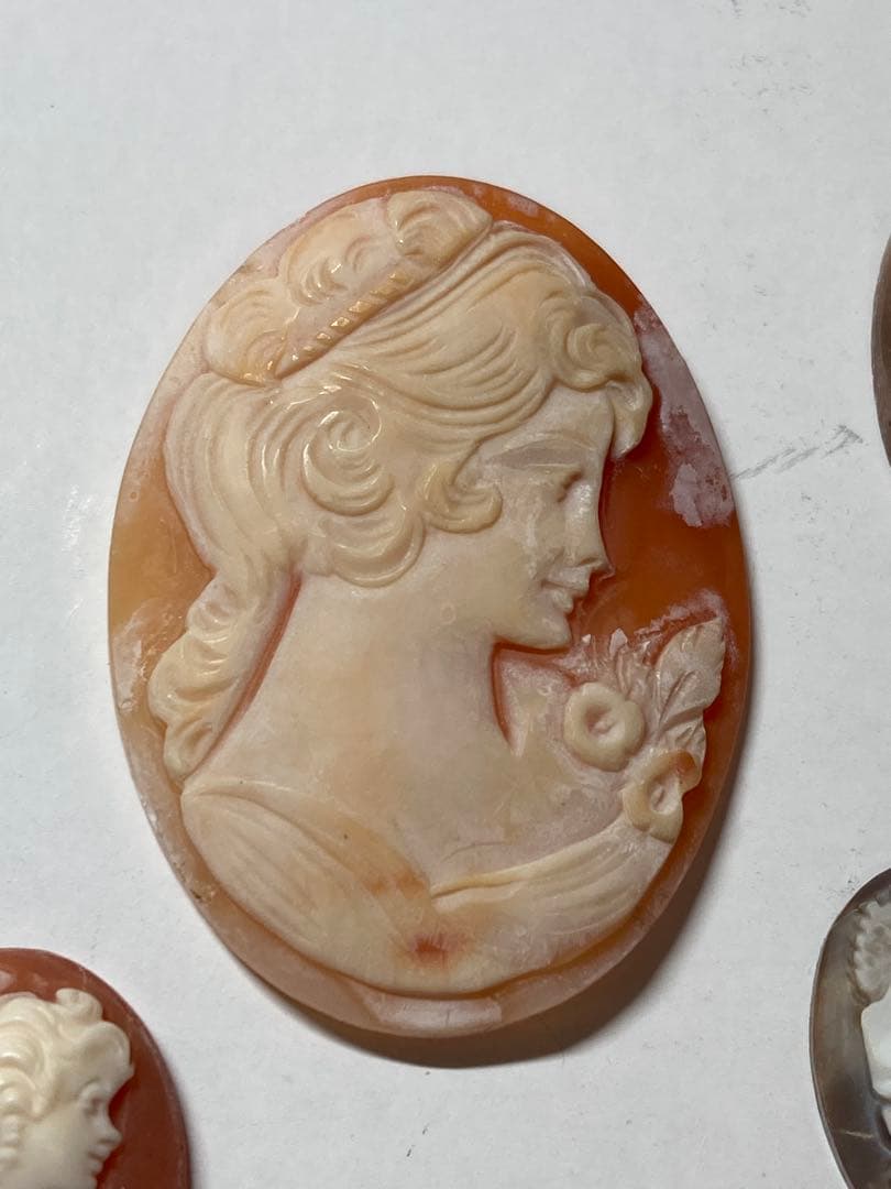 ヴィンテージカメオセット（シェル製） 11点 おまとめ