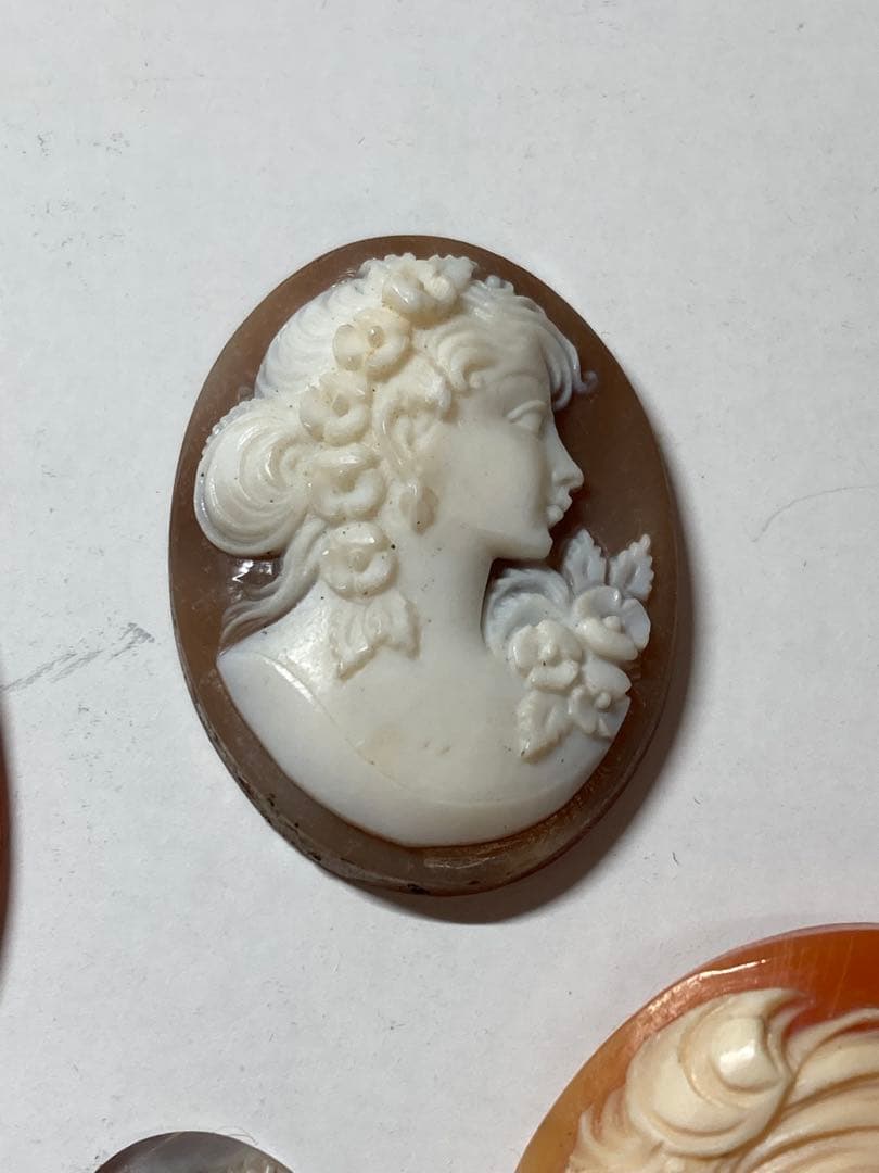 ヴィンテージカメオセット（シェル製） 11点 おまとめ