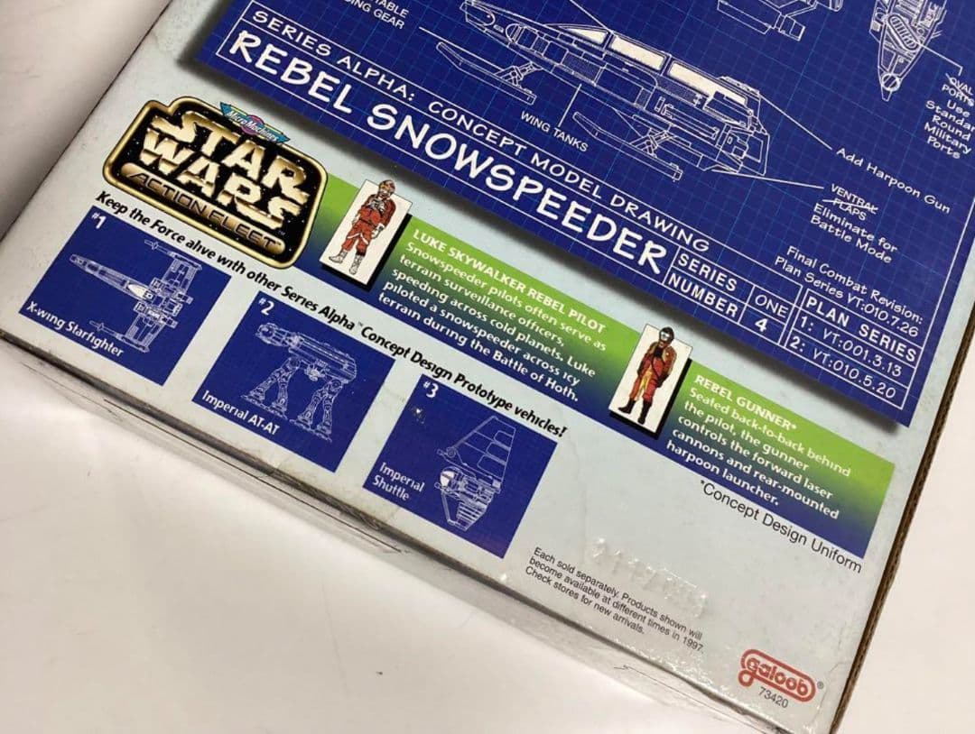 1996 ガルーブ/ツクダ スターウォーズ シリーズアルファ8機セット未開封品