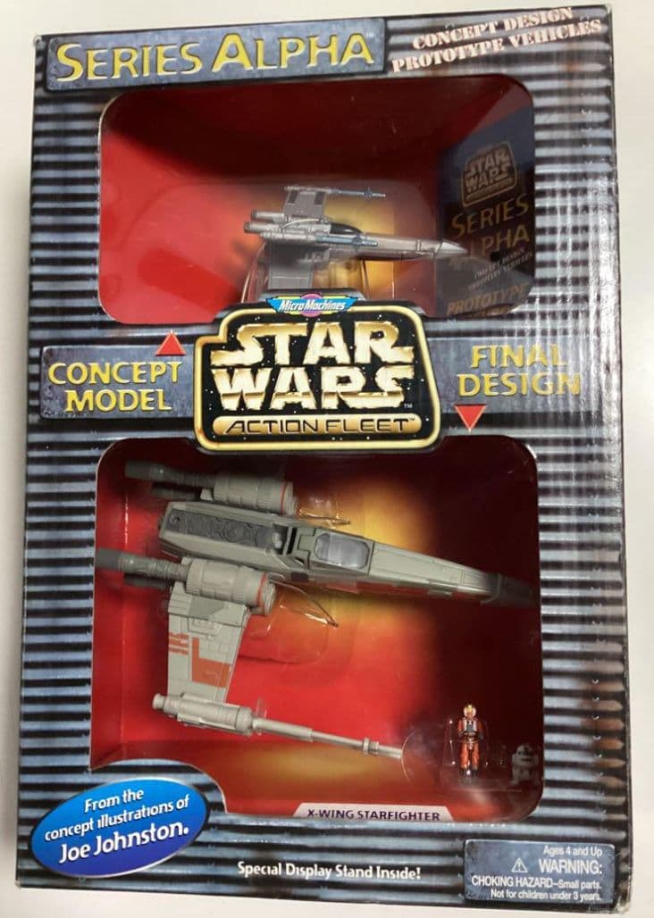 1996 ガルーブ/ツクダ スターウォーズ シリーズアルファ8機セット未開封品