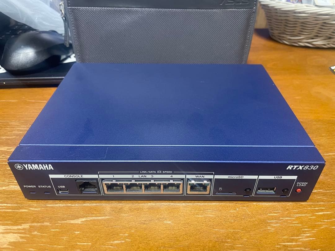 【動作品】YAMAHA VPNルーター RTX830