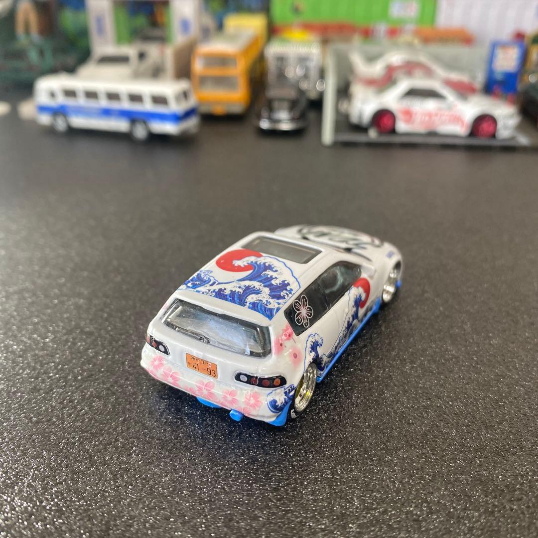 ホンダ シビック EG サクラ カスタム　+ カスタムアクリルケース