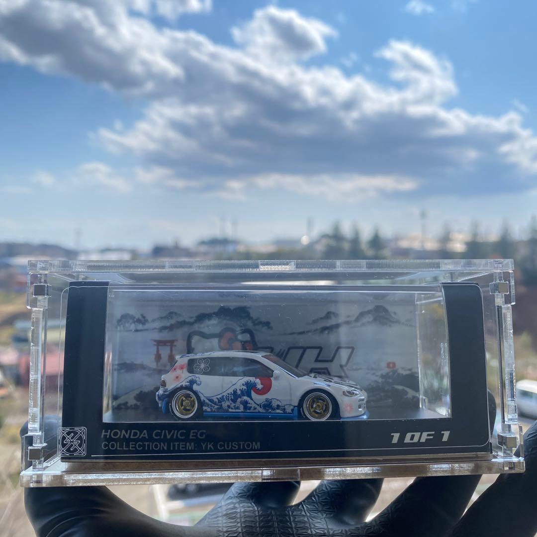 ホンダ シビック EG サクラ カスタム　+ カスタムアクリルケース