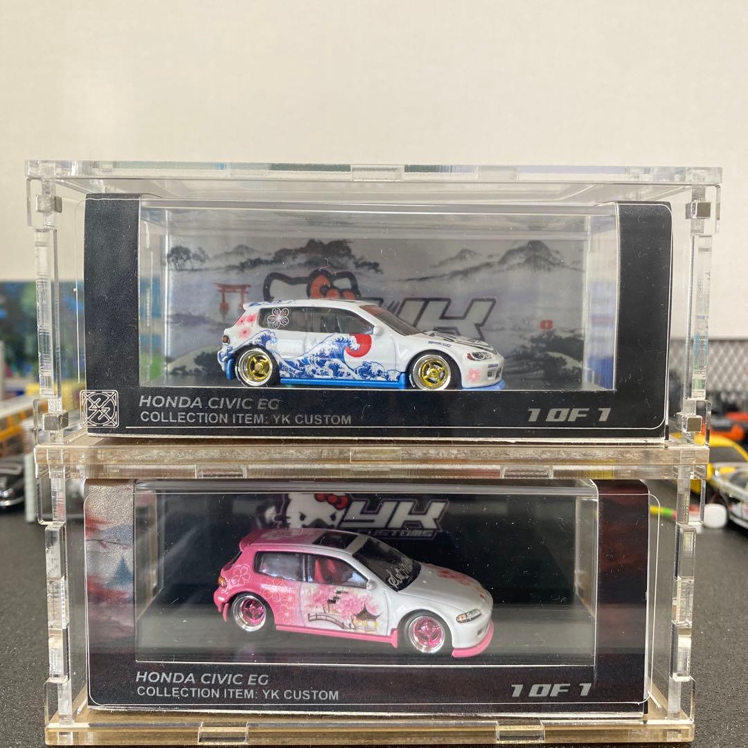 ホンダ シビック EG サクラ カスタム　+ カスタムアクリルケース