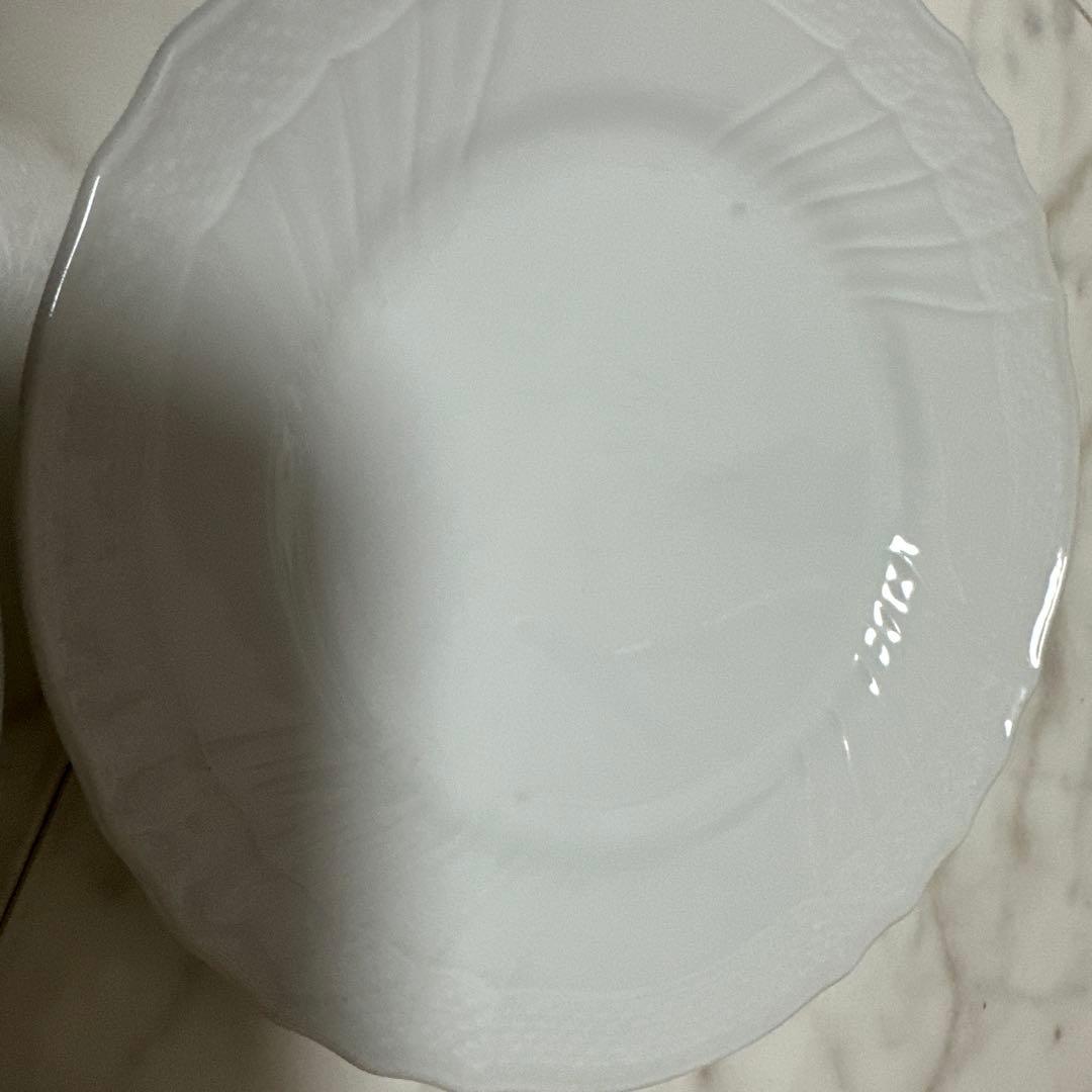 リチャードジノリ　ベッキオホワイト　17㎝プレート4枚