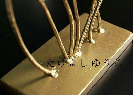 シンプルな芸術置物金属鉄芸装飾イチョウの葉の装飾q