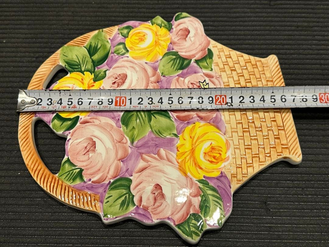 イタリア製 ハンドメイド陶器プレート お土産 陶板　インテリア 飾り