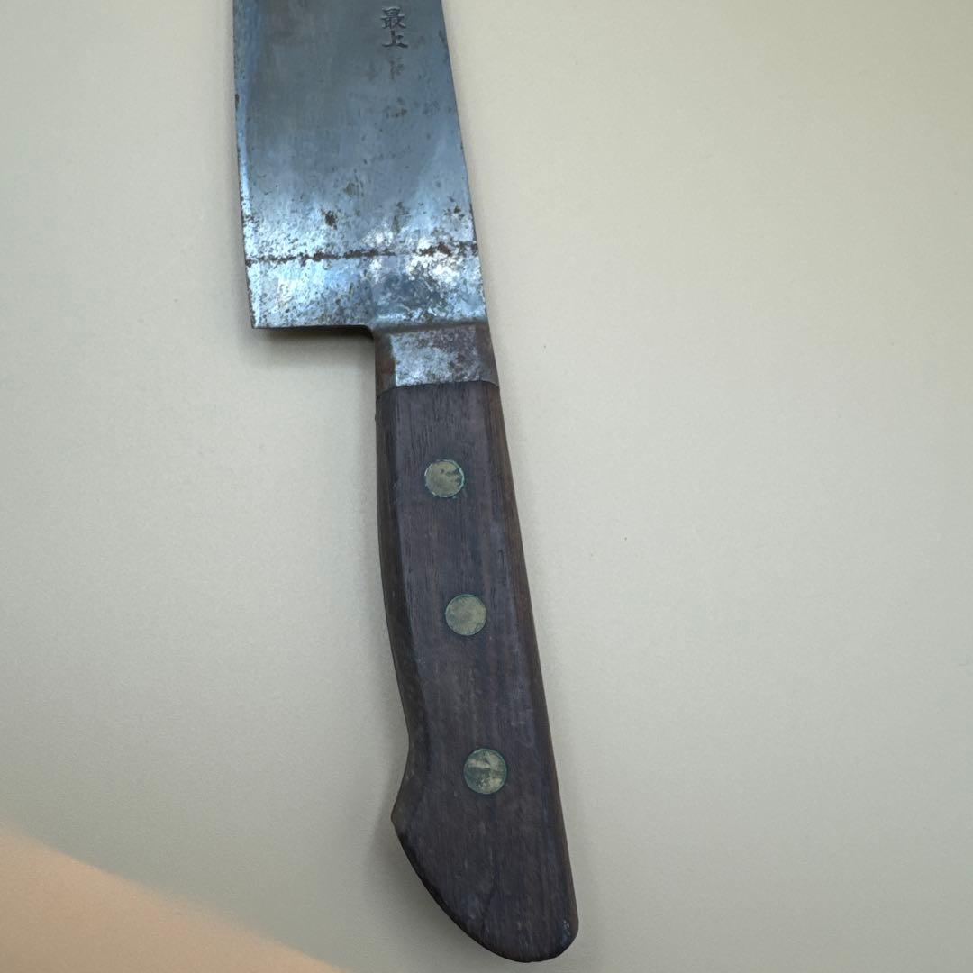 正本総本店 牛刀 包丁 使用感あり 刃渡30cm