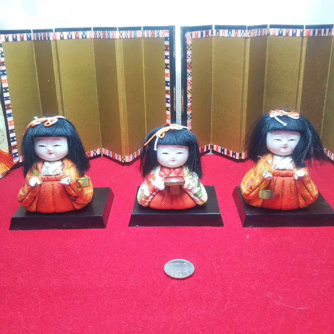 雛人形セット ひな祭り 15体 木目込み人形