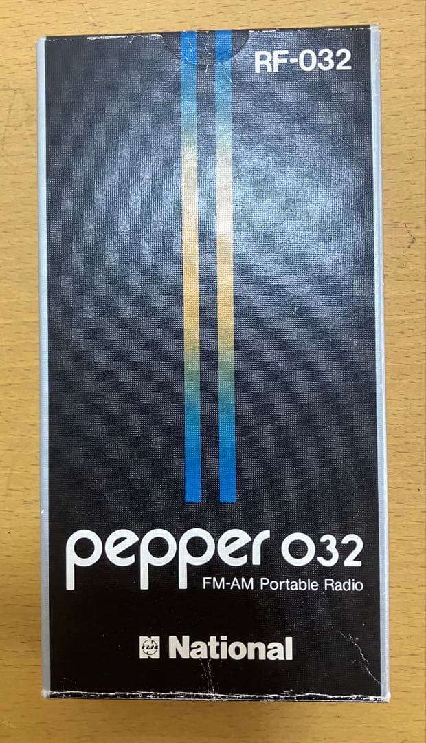 【National】ポータブルラジオ pepper 032 RF-032