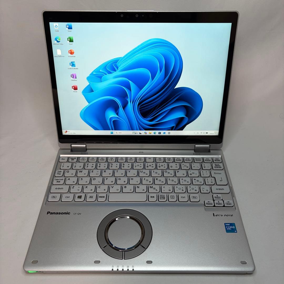 準美品 CF-QV1 11世代 Core i5 2in1 タッチパネル オフィス