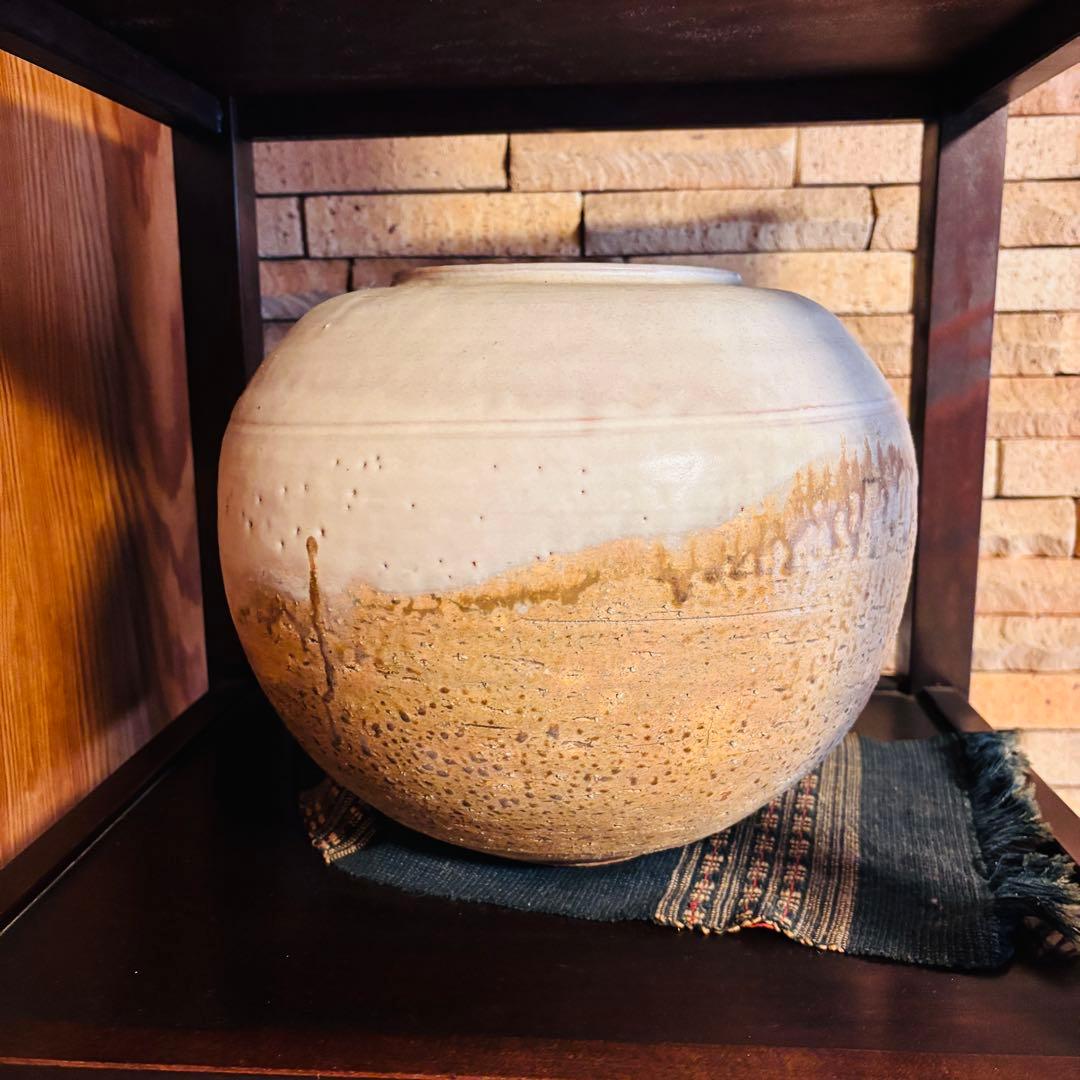 飾り棚　木製　朝鮮棚　四方棚　本棚　オーブンシェルフ 茶棚　壺　ダークブラウン