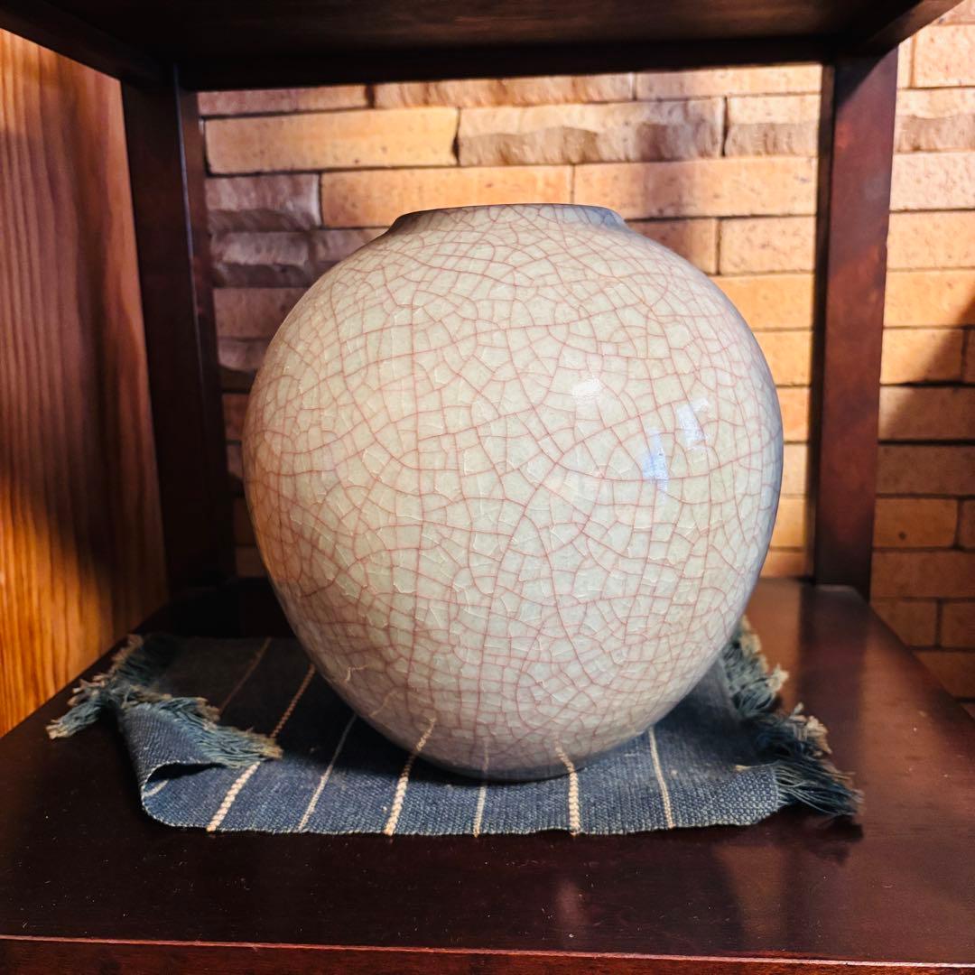 飾り棚　木製　朝鮮棚　四方棚　本棚　オーブンシェルフ 茶棚　壺　ダークブラウン