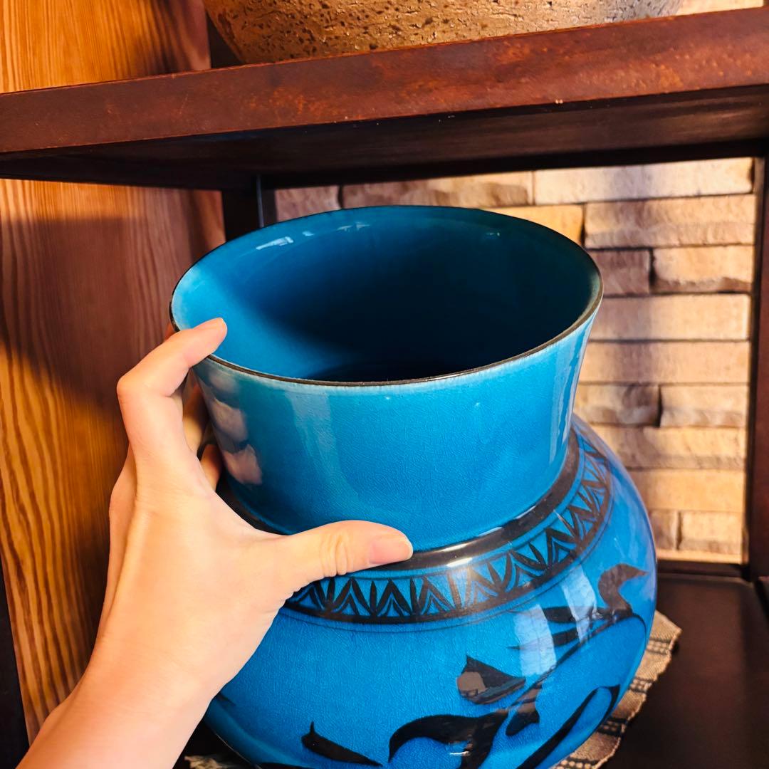 飾り棚　木製　朝鮮棚　四方棚　本棚　オーブンシェルフ 茶棚　壺　ダークブラウン