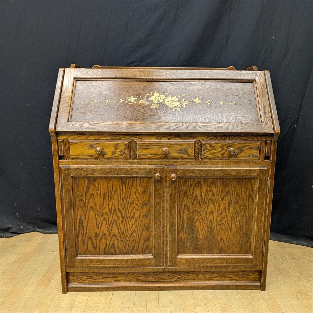 美品　三越　Brugge ブルージュ　ライティングデスク　ライティングビューロー