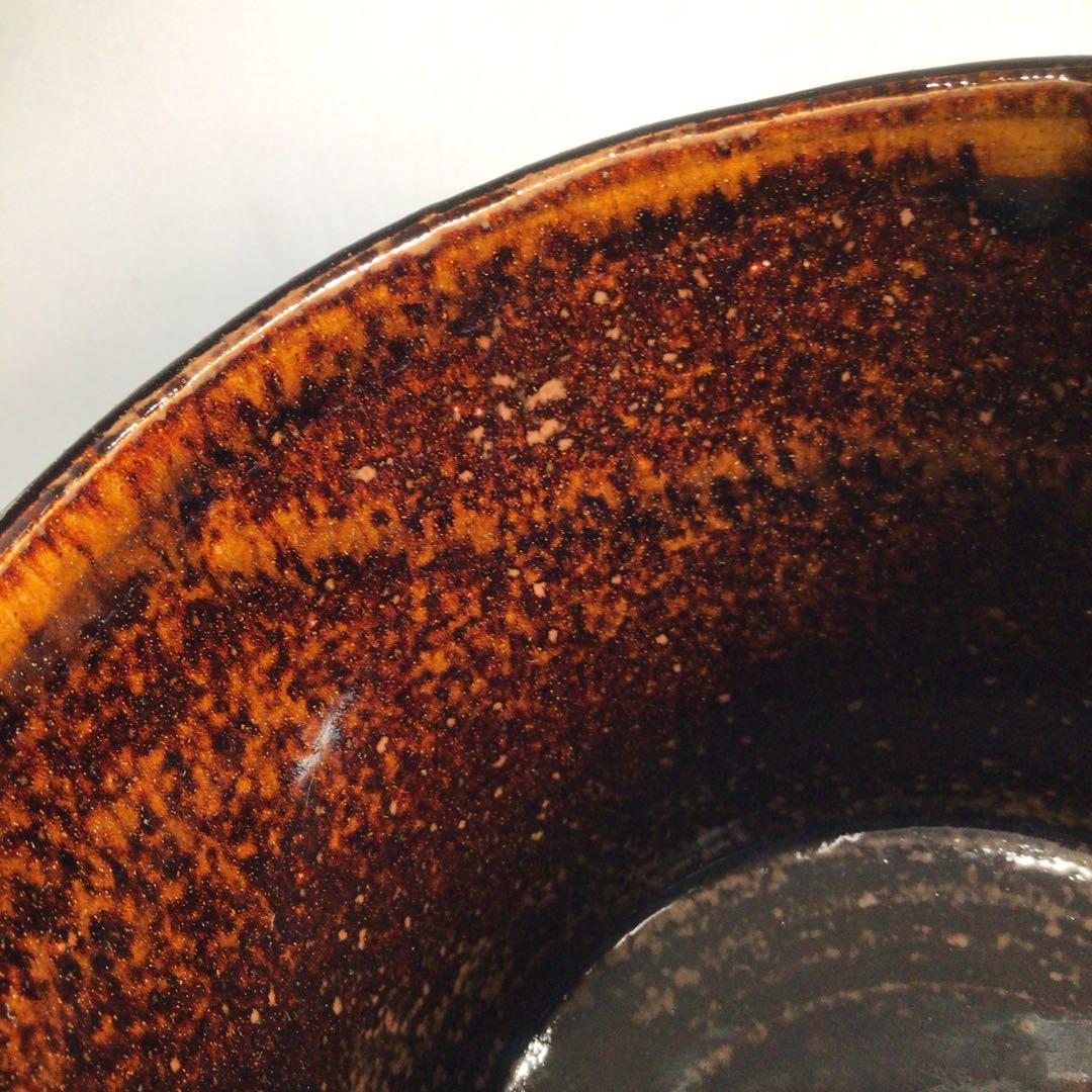 Ｎ４２４　水指　『膳所焼』『淡海ぜぜ　陽炎園造』『手桶水指』　共箱　茶道具