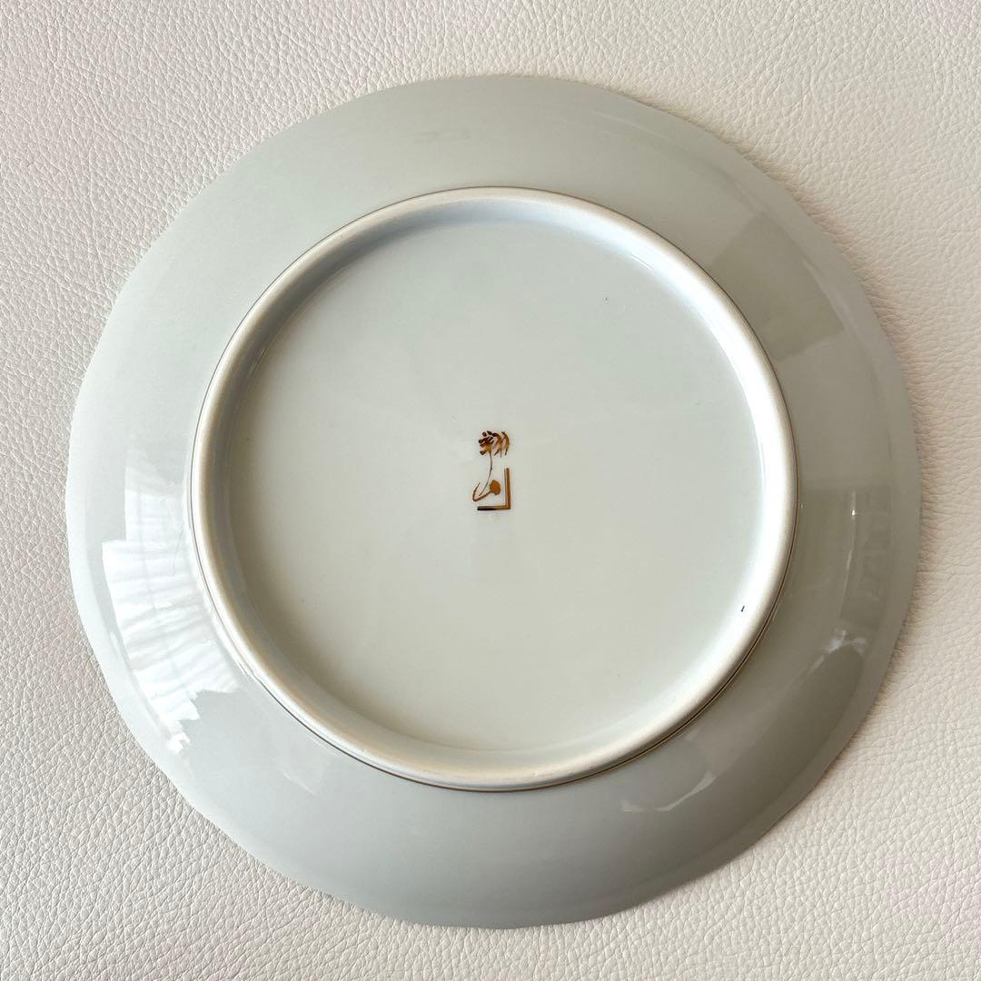 【未使用】翔山窯　夢光琳　中皿　中皿揃　5枚セット　和皿　輪花皿　金彩　色絵