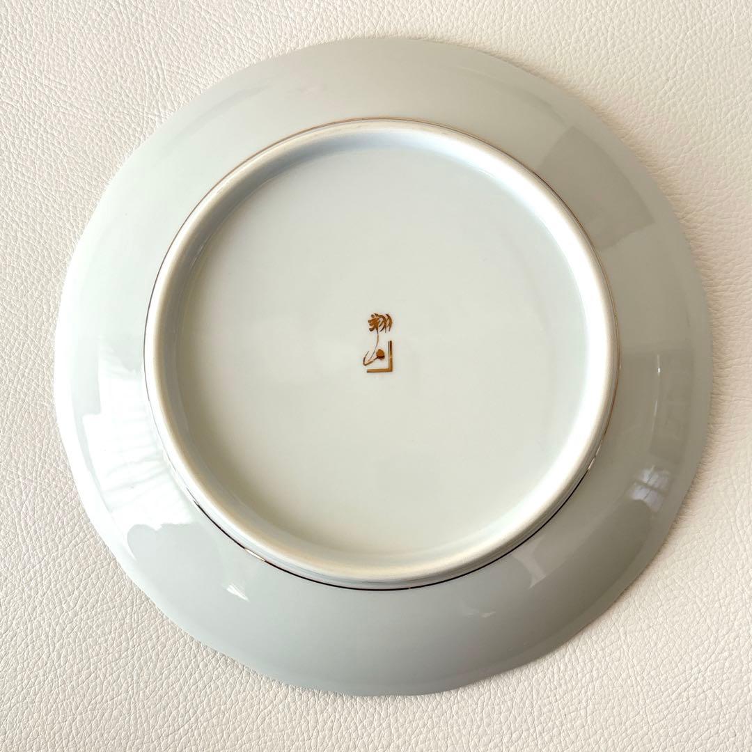 【未使用】翔山窯　夢光琳　中皿　中皿揃　5枚セット　和皿　輪花皿　金彩　色絵