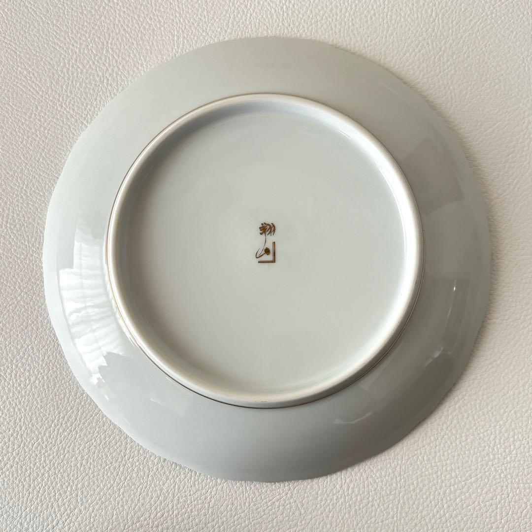 【未使用】翔山窯　夢光琳　中皿　中皿揃　5枚セット　和皿　輪花皿　金彩　色絵