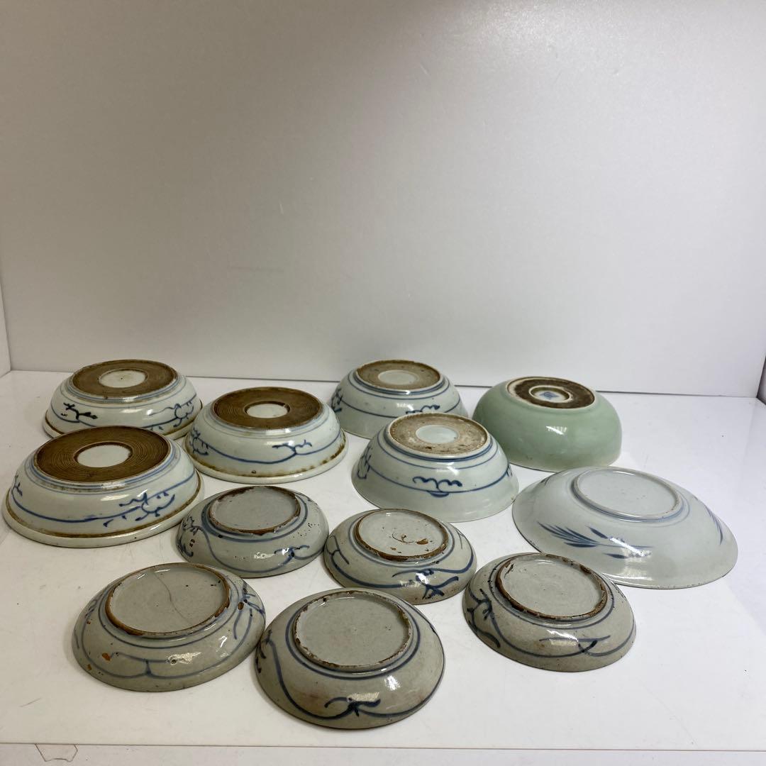 古伊万里　中皿色々　12枚　東さ8-0213③