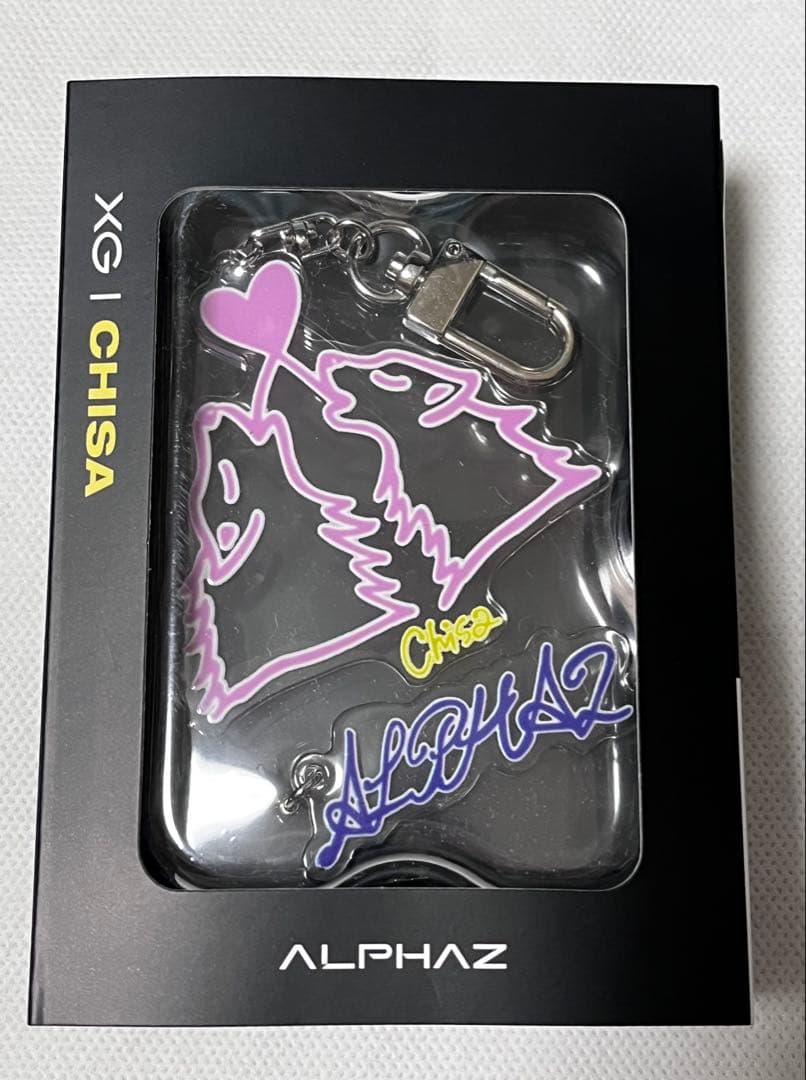 ALPHAZ アクリルキーホルダー、トレカ1枚/CHISA チサ ✧°新品✧°