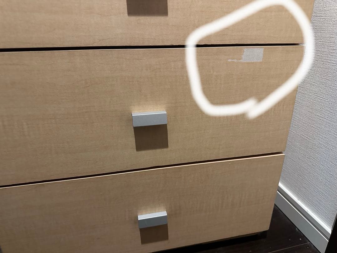 3/12まで掲載 引取可 チェスト ドレッサー 洋服棚 衣類 収納 家具　箪笥