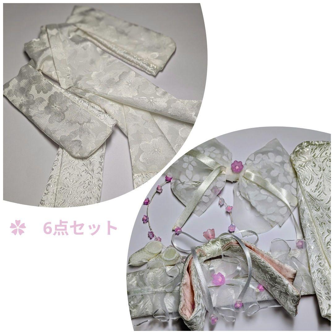 寒桜姫　白着物6点セット