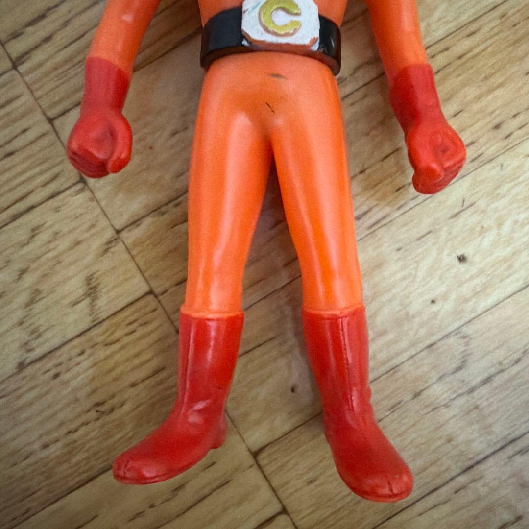 当時物　バトルコサック　バトルフィーバーJ スーパー戦隊シリーズ　ソフビ