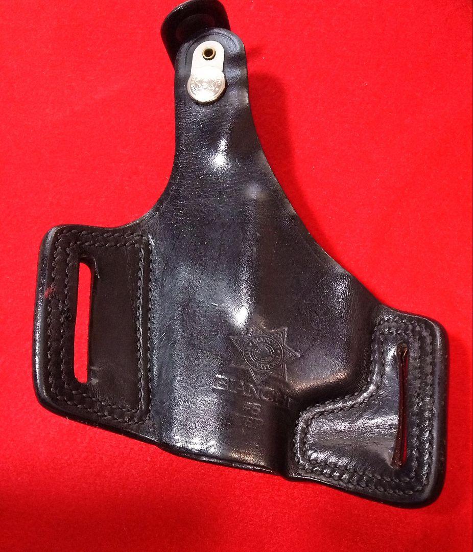 ビアンキ製革製ホルスター　エイカー製革製ベルト 　エイカー製革製ポーチ