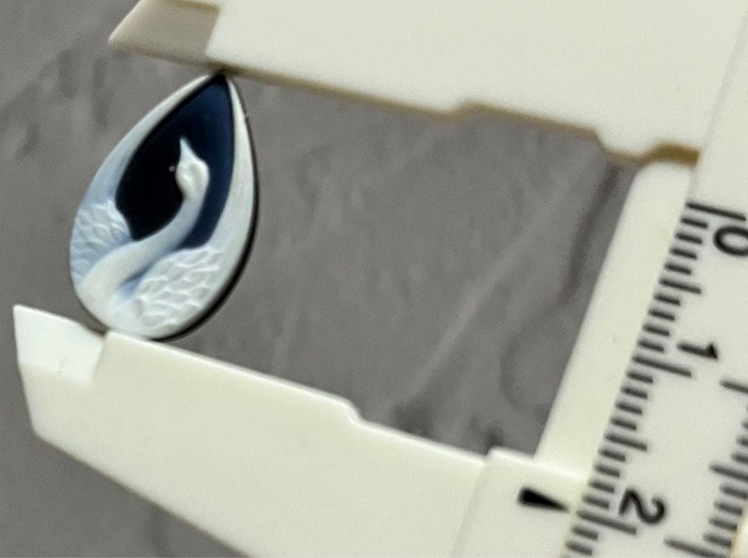 ③白鳥 カメオ スワン カメオ 新品未使用