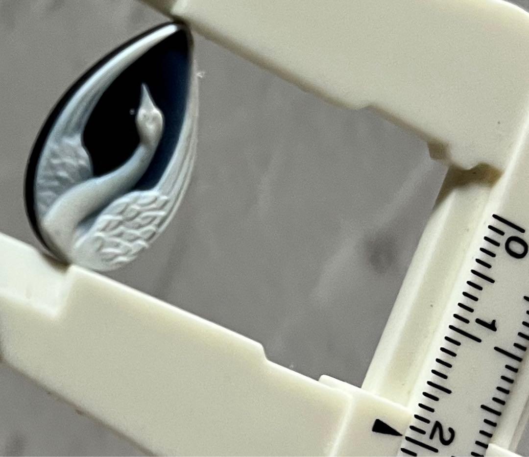 ③白鳥 カメオ スワン カメオ 新品未使用