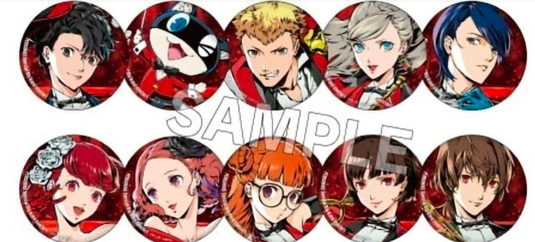 新品 未開封 ペルソナ5 P5BB コンサート 缶バッジ 10点セット ペルコン