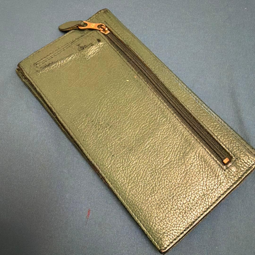 IL BISONTE /イルビゾンテ　長財布　エメラルドグリーン