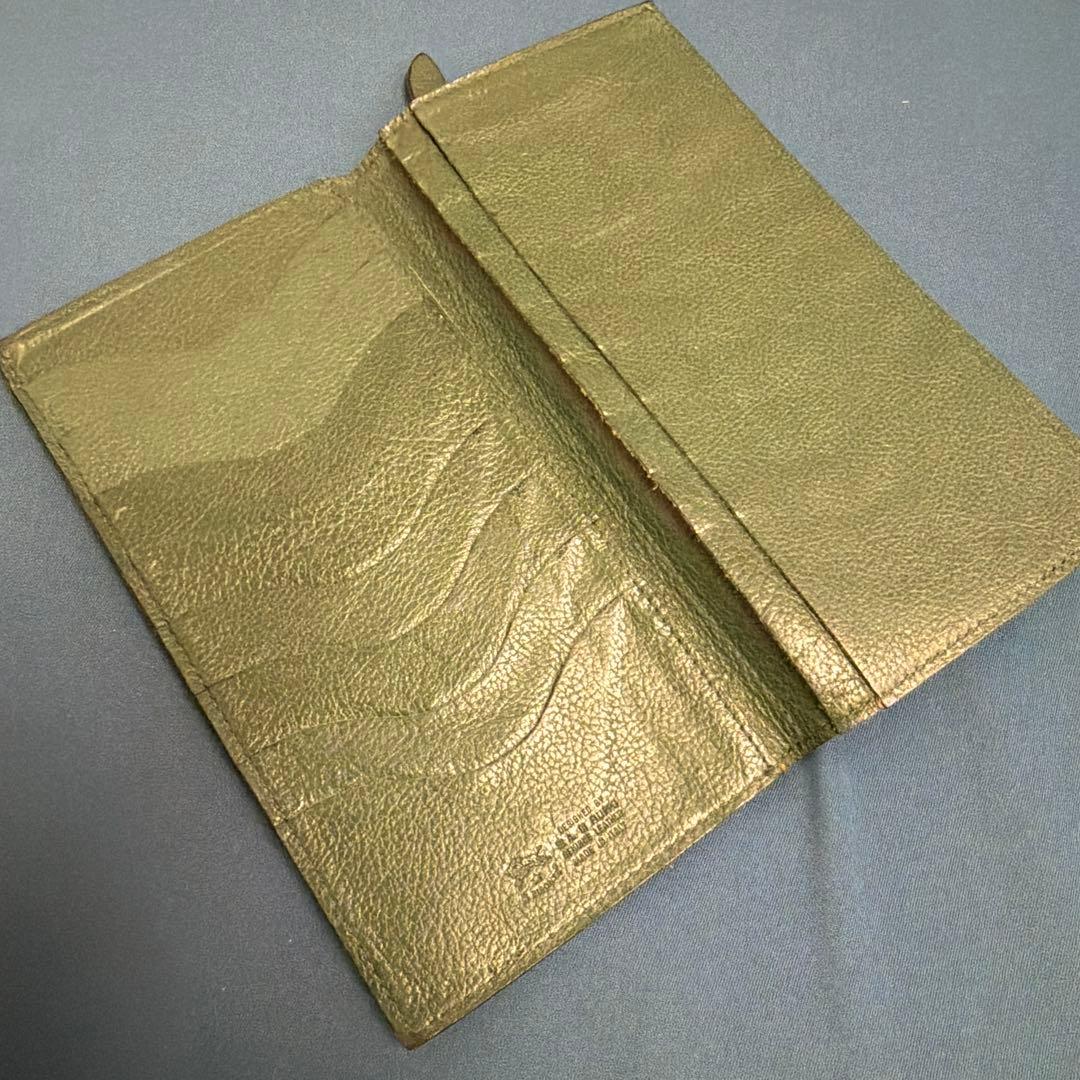 IL BISONTE /イルビゾンテ　長財布　エメラルドグリーン