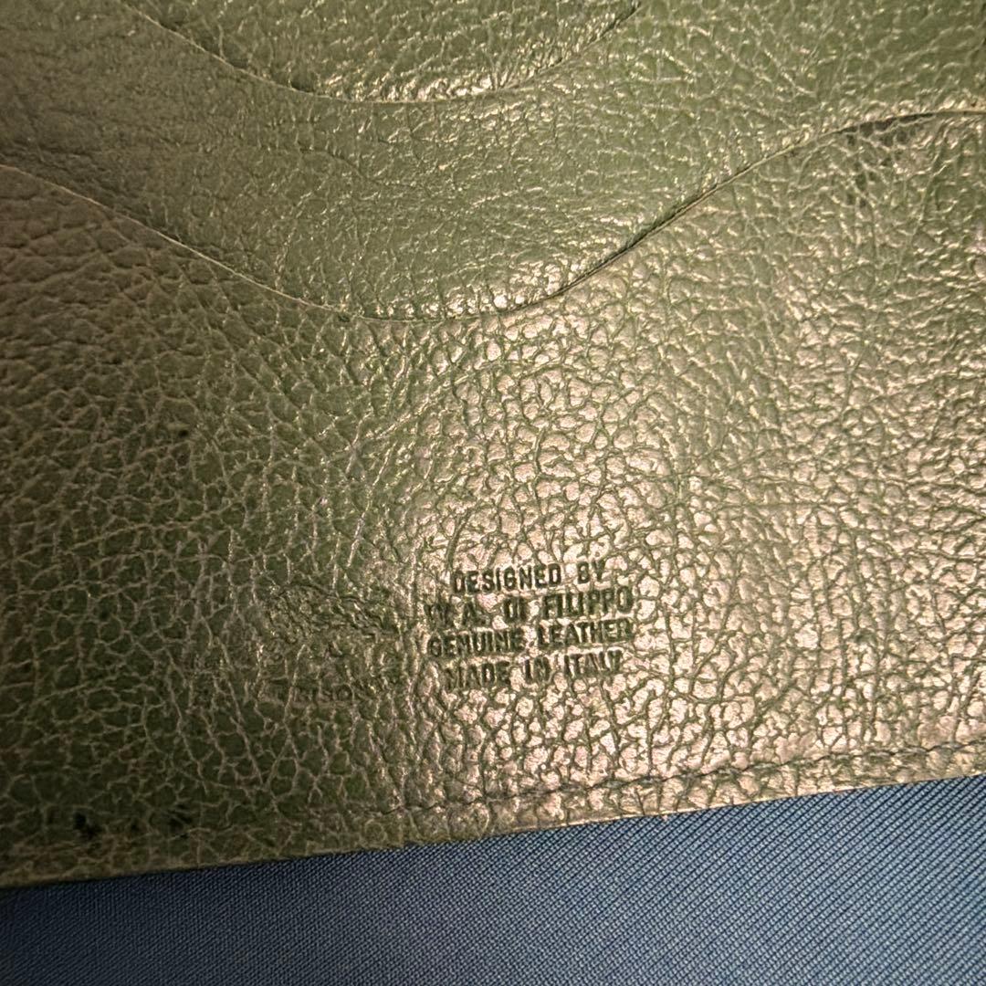 IL BISONTE /イルビゾンテ　長財布　エメラルドグリーン