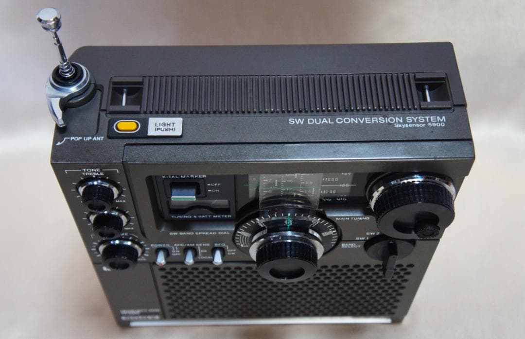 とても綺麗☆スカイセンサーICF-5900後期型☆BCLラジオ☆SONYソニー