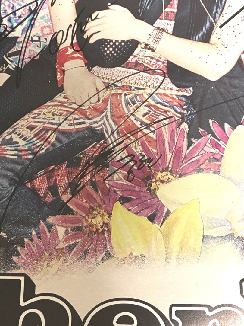 SHINee「Sherlock」直筆サイン入りポスター