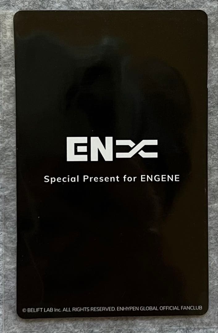 ENHYPEN JAPAN FC 限定　継続特典 トレカ　 ジョンウォン