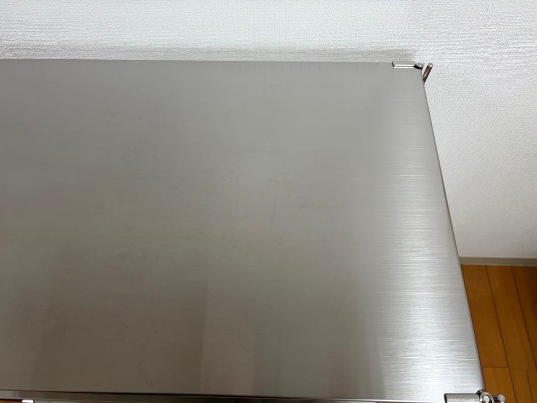 ステンレスユニットシェルフ　ステンレス棚セット　ワイド　小 無印良品