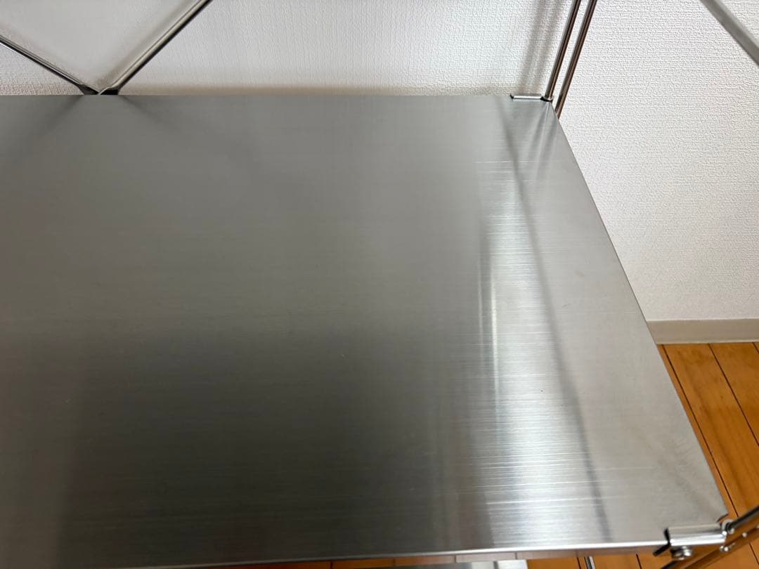 ステンレスユニットシェルフ　ステンレス棚セット　ワイド　小 無印良品